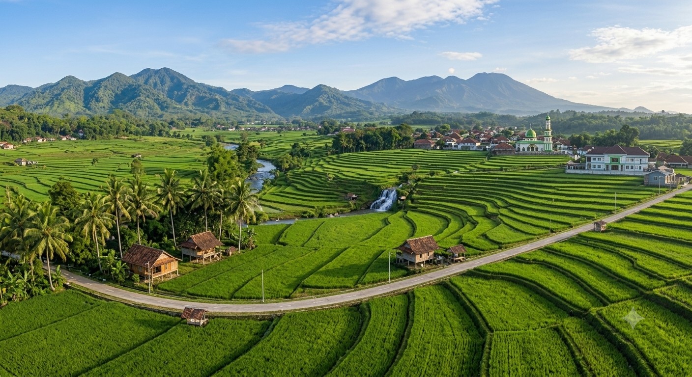 Pemandangan Desa Cibiuk